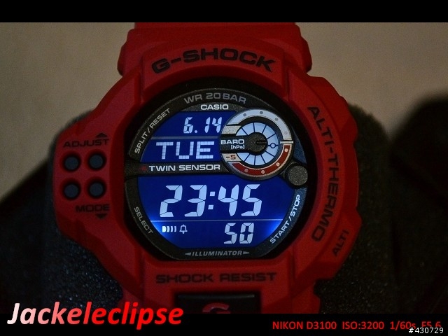 我的第1只紅色手錶 CASIO G-SHOCK GDF-100-4
