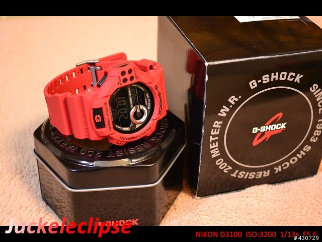 我的第1只紅色手錶 CASIO G-SHOCK GDF-100-4