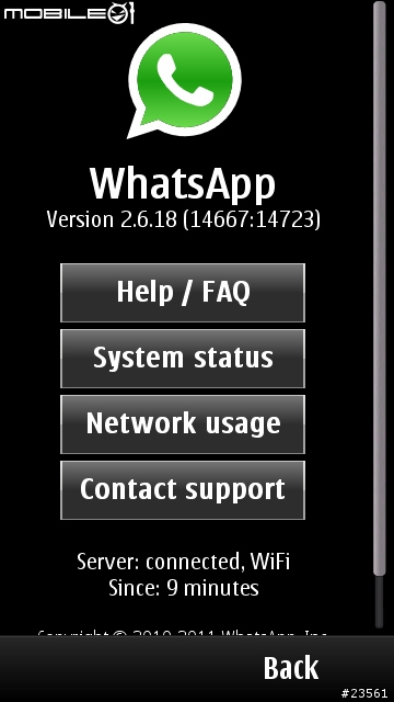 WhatsAPP 更新 v2.6.48