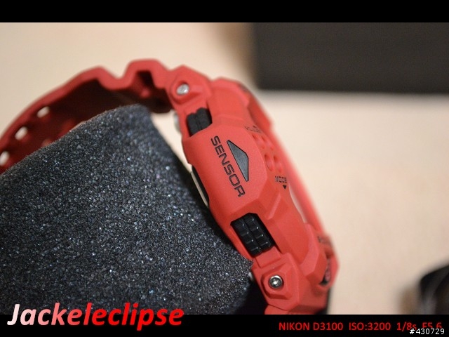 我的第1只紅色手錶 CASIO G-SHOCK GDF-100-4