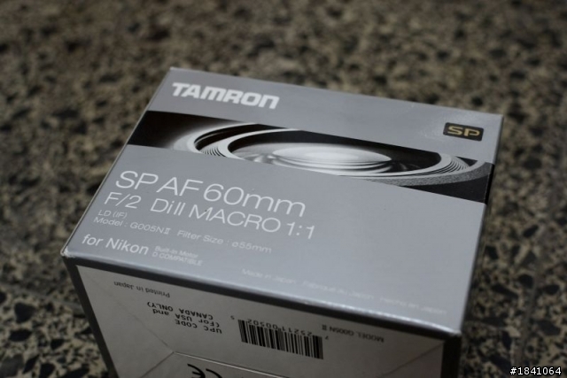 Tamron 60 F2 Macro 騰龍60微~小開箱