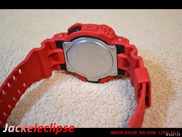 我的第1只紅色手錶 CASIO G-SHOCK GDF-100-4