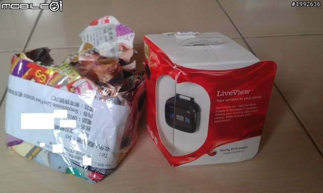 『采昇通訊黑心商品』SonyEricsson LiveView MN800 藍芽即時通 藍芽手錶 開箱 測試文