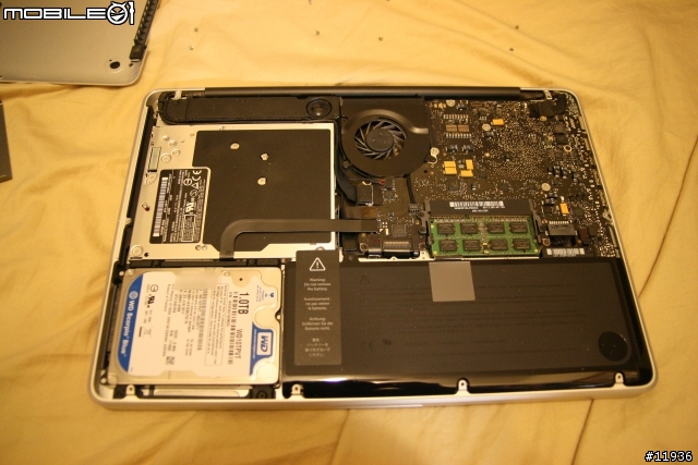 Macbook Pro 13 升級1T硬碟 (WD10TPVT 12mm高)