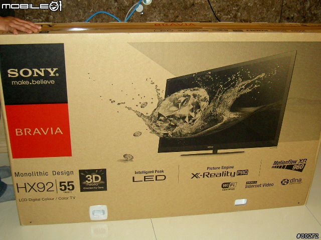 SONY 55 HX920 開箱!!!(圖多)