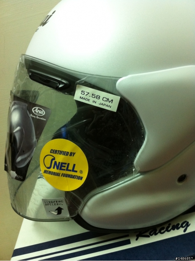 【開箱】南海限定 消光白 ARAI RAM4 !!?? SZ MZ 傻傻分不清楚!!!