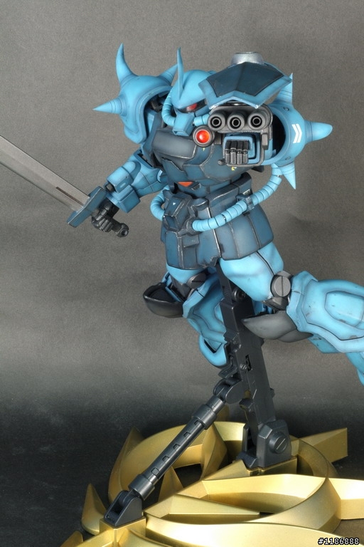 不是做不完,只是太龜毛的MS-07 B-3 Gouf Custom