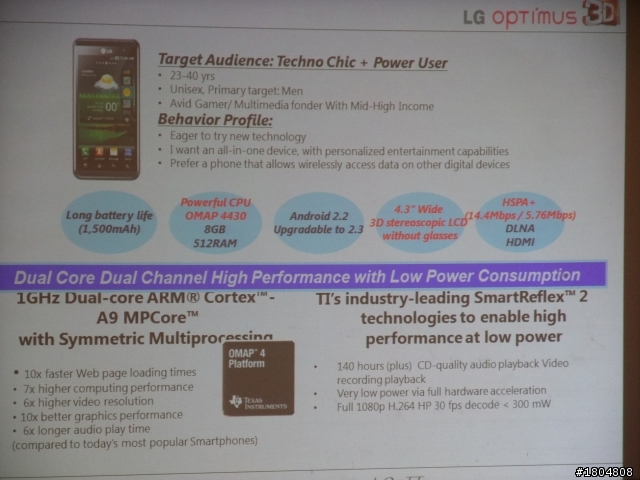 撼動人心的3D視覺效果 LG OPTIMUS 3D 體驗會