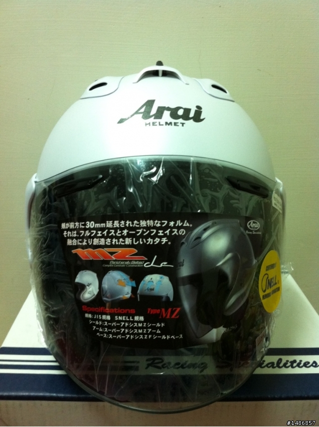 【開箱】南海限定 消光白 ARAI RAM4 !!?? SZ MZ 傻傻分不清楚!!!