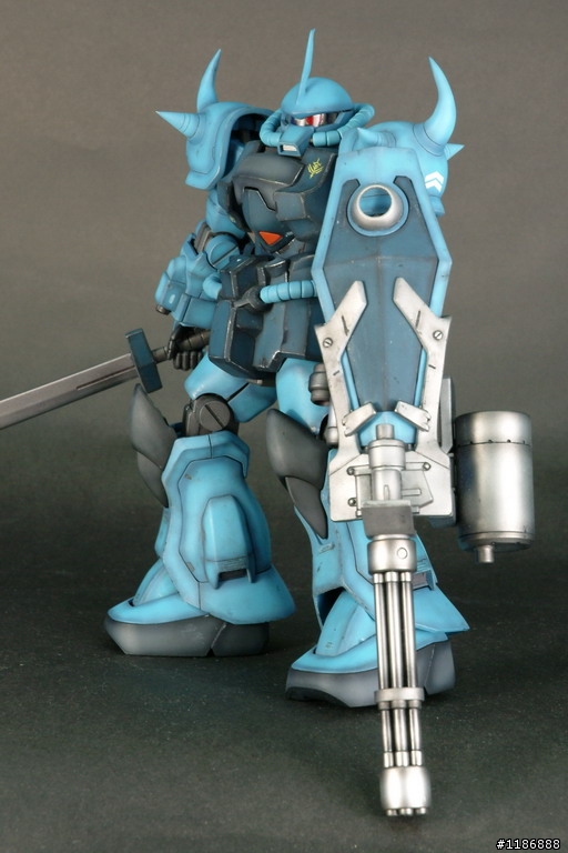 不是做不完,只是太龜毛的MS-07 B-3 Gouf Custom