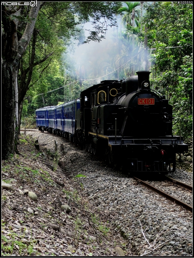 騎機車拍集集線復駛100/06/30-07/08試運轉..07/09正式復駛並舉行為期一個月的2011集集火車好多節