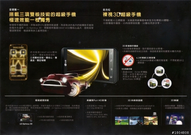 撼動人心的3D視覺效果 LG OPTIMUS 3D 體驗會