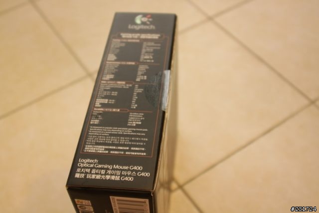 簡單分享 羅技G400