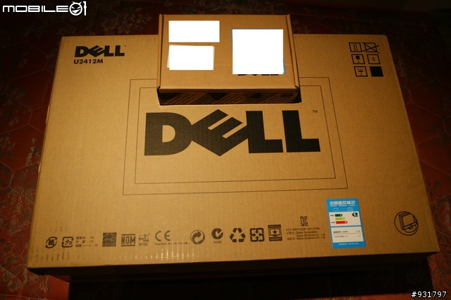 《圖已補完》Dell U2412M 開箱