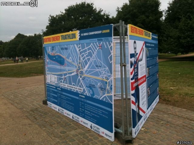 ITU(鐵人)三項 倫敦 國際巡迴賽 於 海德公園 舉行(2011年 8月06~07日)