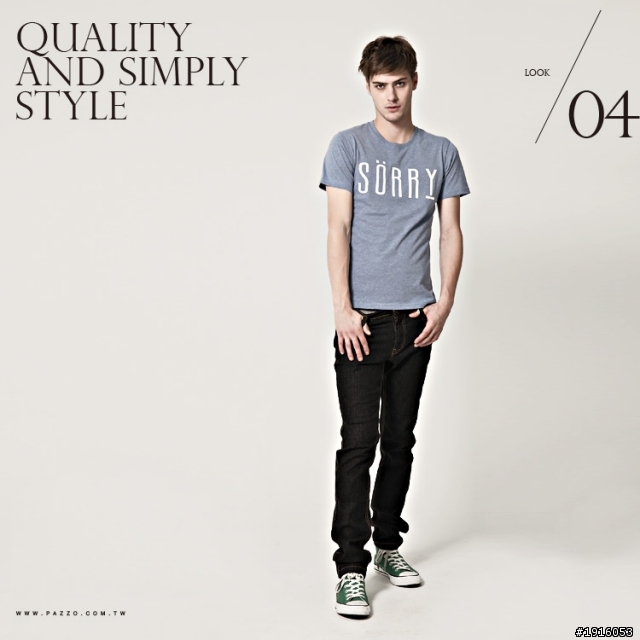 PAZZO五件男生短袖T-Shirt