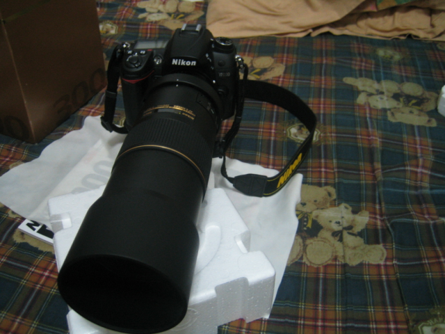 (鏡頭開箱)NIKKOR 300mm F4D