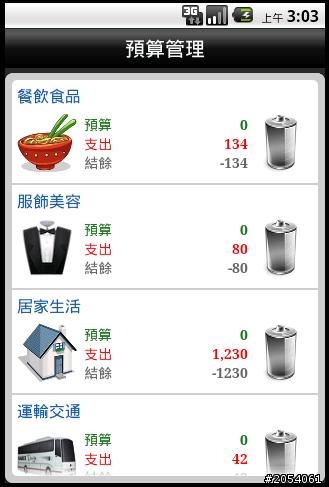 記帳軟體分享Andromoney