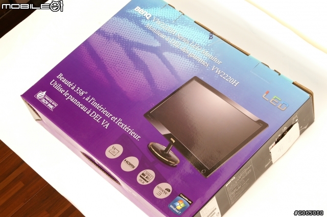 BenQ VW2220H VA面板 液晶螢幕開箱