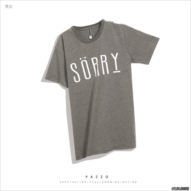 PAZZO五件男生短袖T-Shirt