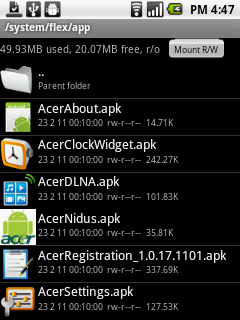 ACER beTouch E-140 減肥大公開 !!