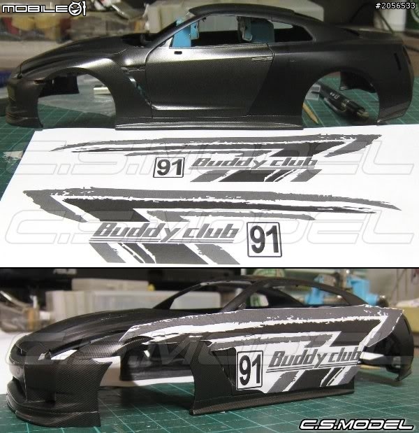 1/24 Buddy club ZELE Dry Carbon R35~製作大全集