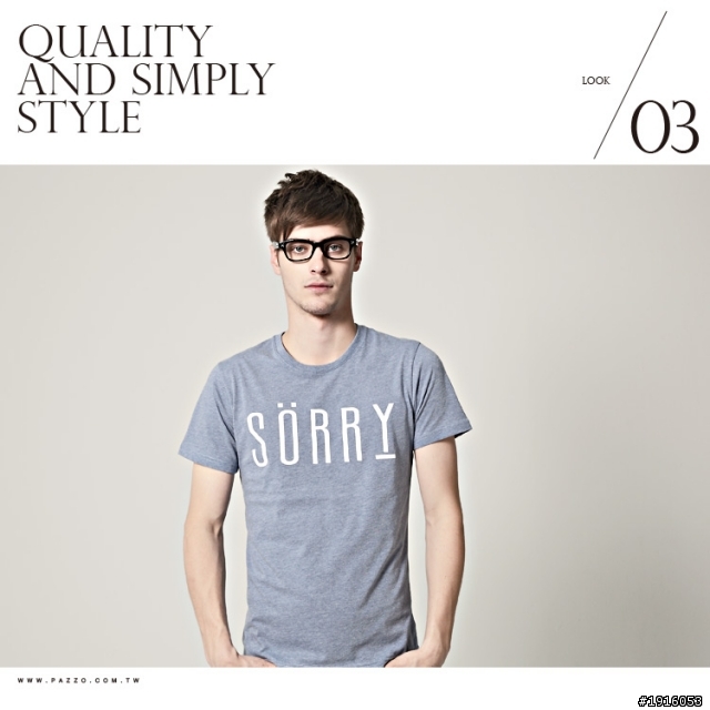 PAZZO五件男生短袖T-Shirt