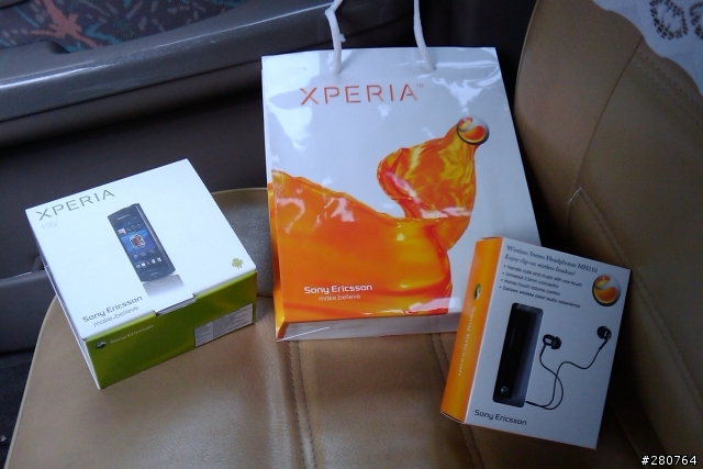 【首發】Sony Ericsson Xperia™ RAY已經到手摟,簡單開箱分享!!!