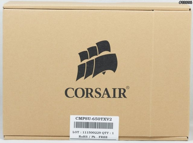 CORSAIR第二代TX650V2 650W電源供應器簡介及測試