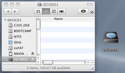 Mac上的免費iSCSI解決方案 with QNAP TS-419P