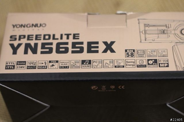 名符其實的C家窮人神燈,永諾 YN-565EX開箱與CANON 60D的TTL無線離機閃測試