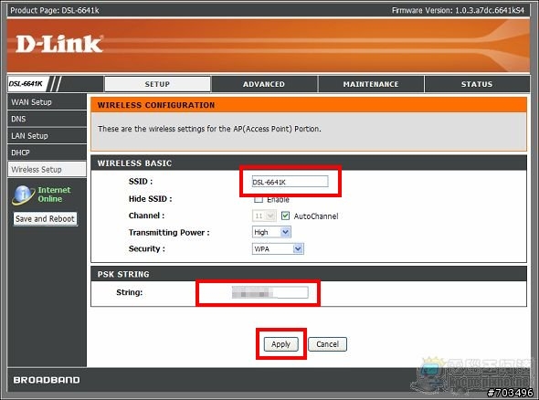 求助 中華電信 D-Link DSL-6641K 支援無線ap的軔體