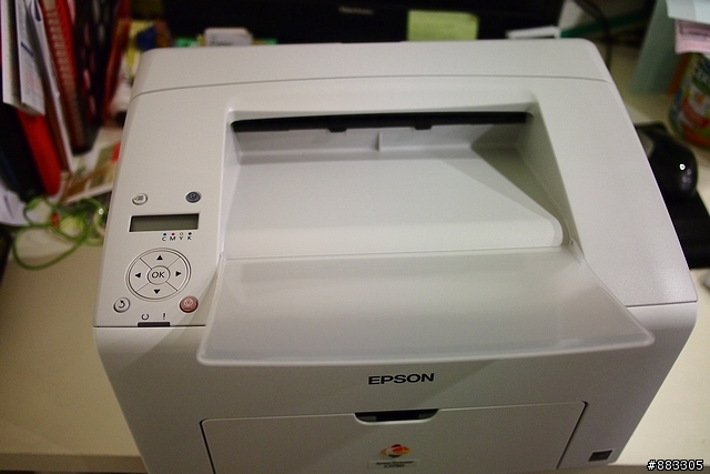 【開箱】超迷你的Epson C1750N彩色LED印表機