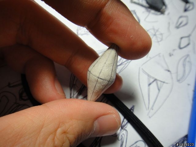 Art Clay 銀土耳環製作過程分享