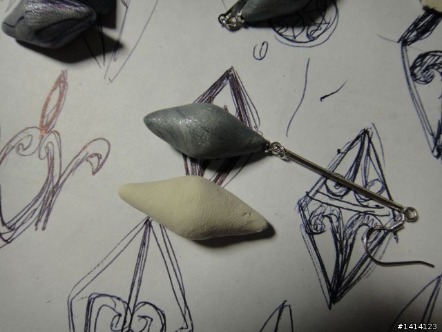 Art Clay 銀土耳環製作過程分享