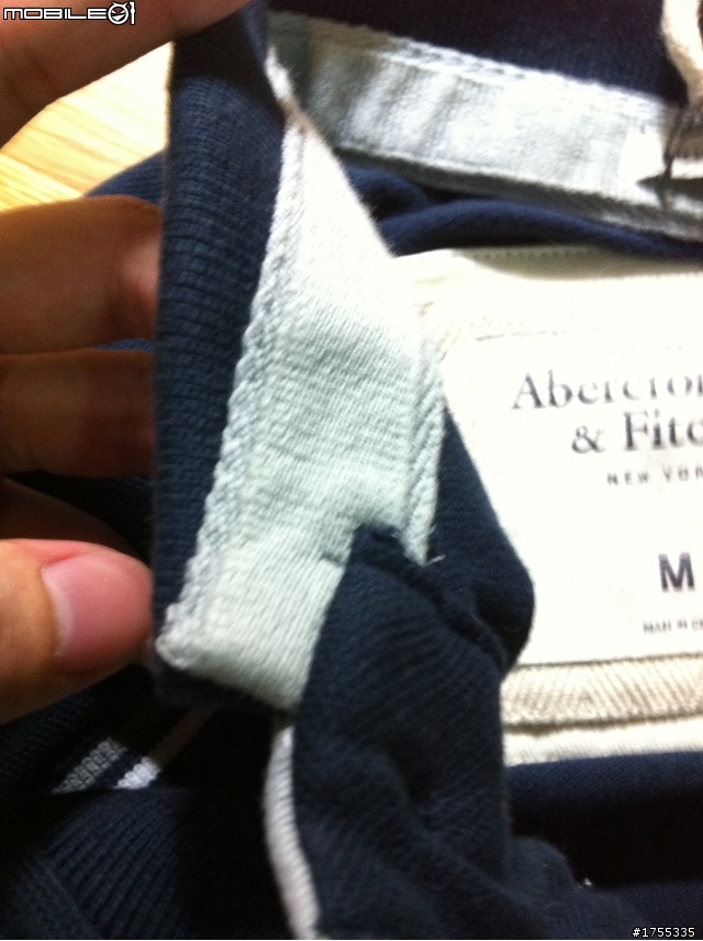 有求01的前輩們:Abercrombie&Fitch polo衫真假辨識