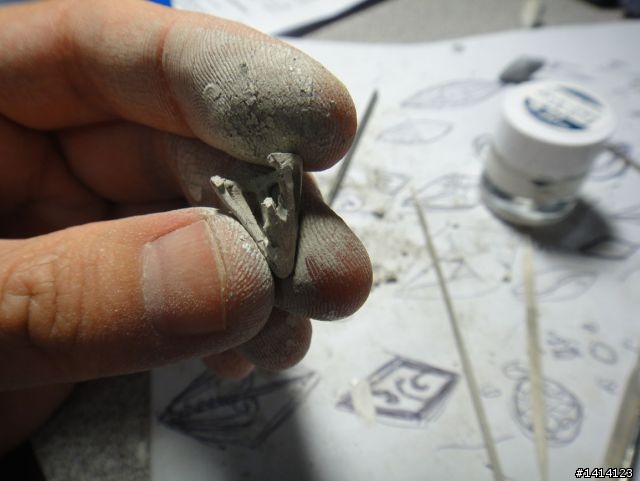 Art Clay 銀土耳環製作過程分享