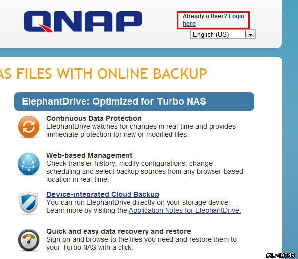 我的QNAP TS-459 Pro II使用日記 Part Seven:ElephantDrive