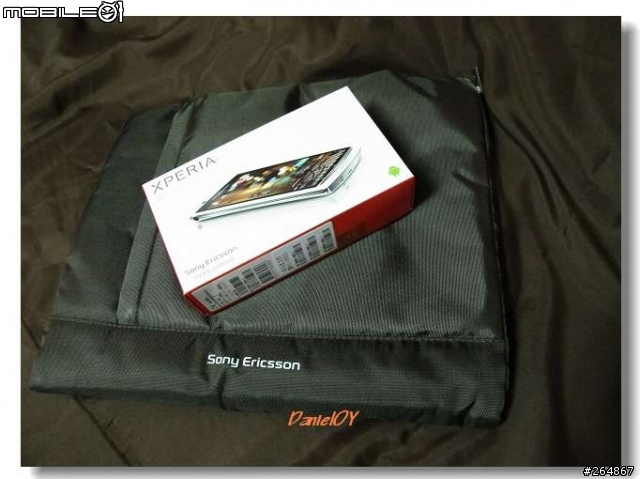 SE Xperia Arc S (W) 開箱文~圖多小心!