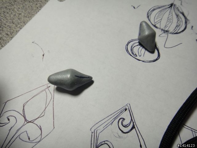 Art Clay 銀土耳環製作過程分享