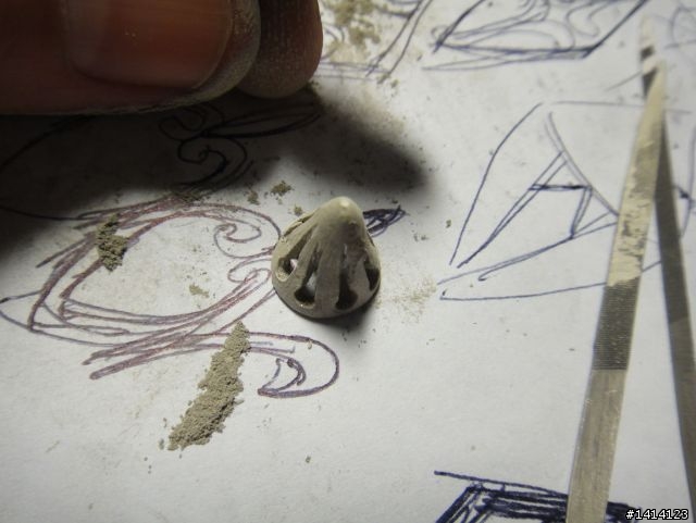 Art Clay 銀土耳環製作過程分享
