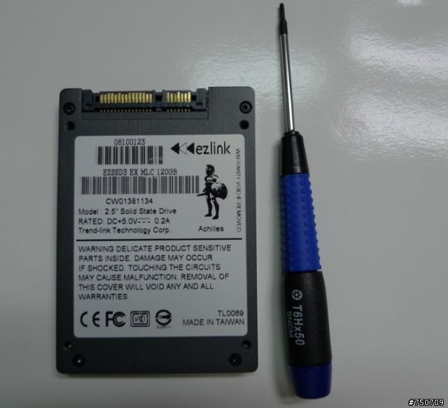 Toggle方案的EZLINK AchillesEX SSD 120GB測試(SATA 3)