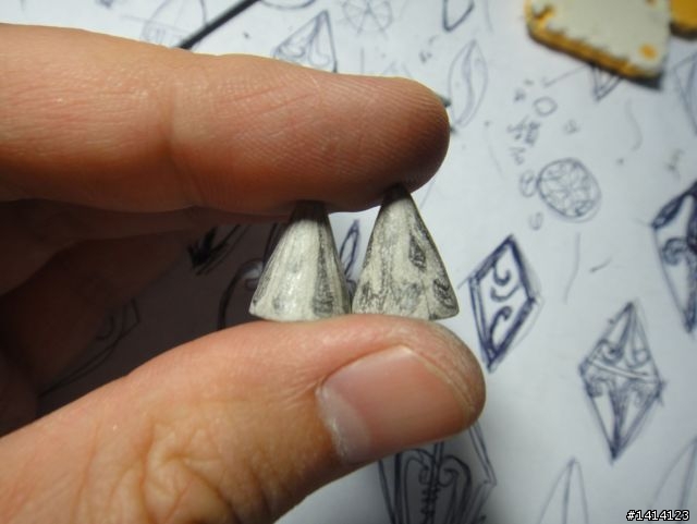 Art Clay 銀土耳環製作過程分享