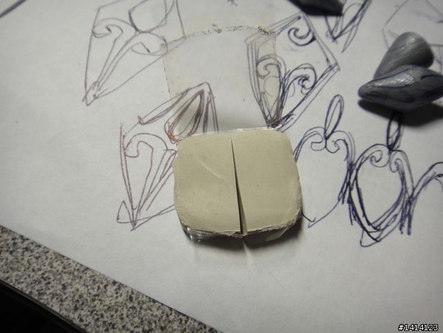 Art Clay 銀土耳環製作過程分享