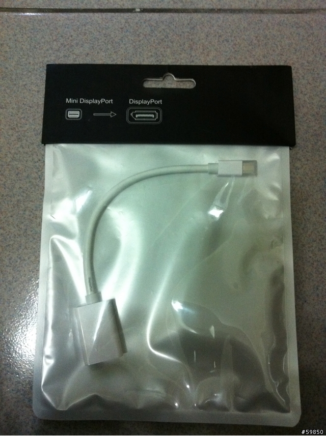 Mac專用 miniDisplayPort 轉HDMI及DVI Cable開箱,同場加映miniDisplayPort 轉 DiaplayPort