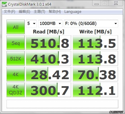 Micron M4 64G SATA3測試