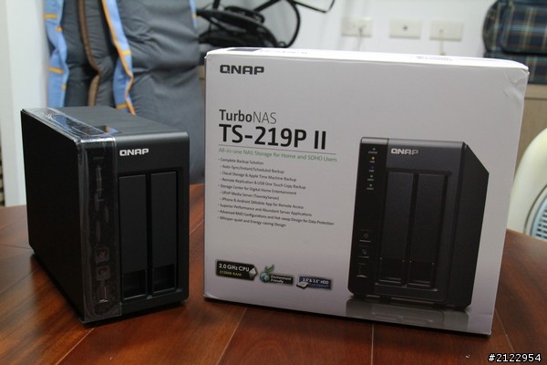QNAP TS-219P II的第一次接觸
