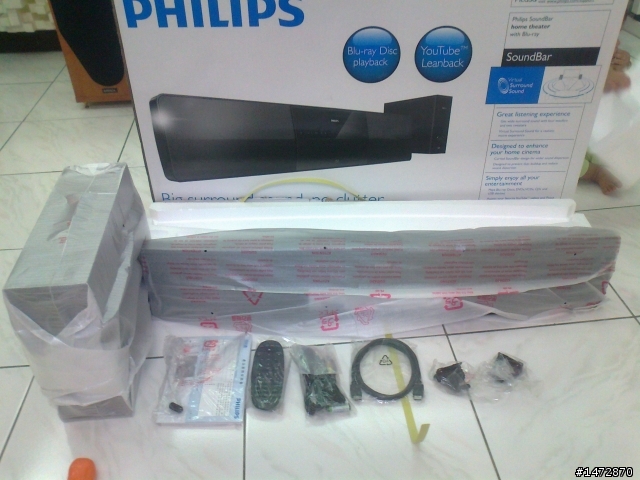不專業開箱PHILIPS飛利浦SoundBar藍光家庭劇院(HTS5131)