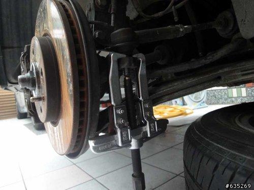 saab 9000 三角架和尚頭、方向機舵桿和尚頭更換DIY
