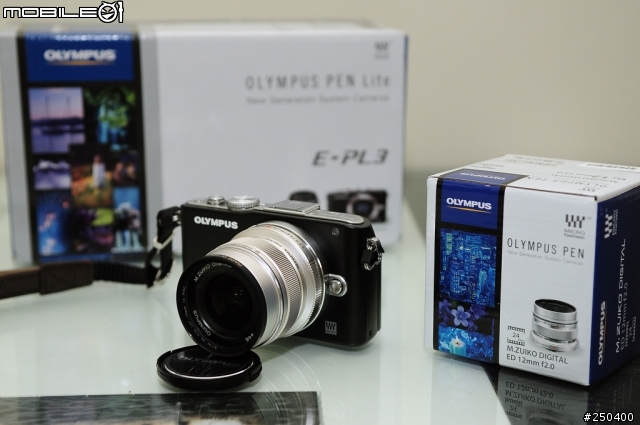 我的“OLYM黑”-EPL-3 +12mm/2.0 開箱分享